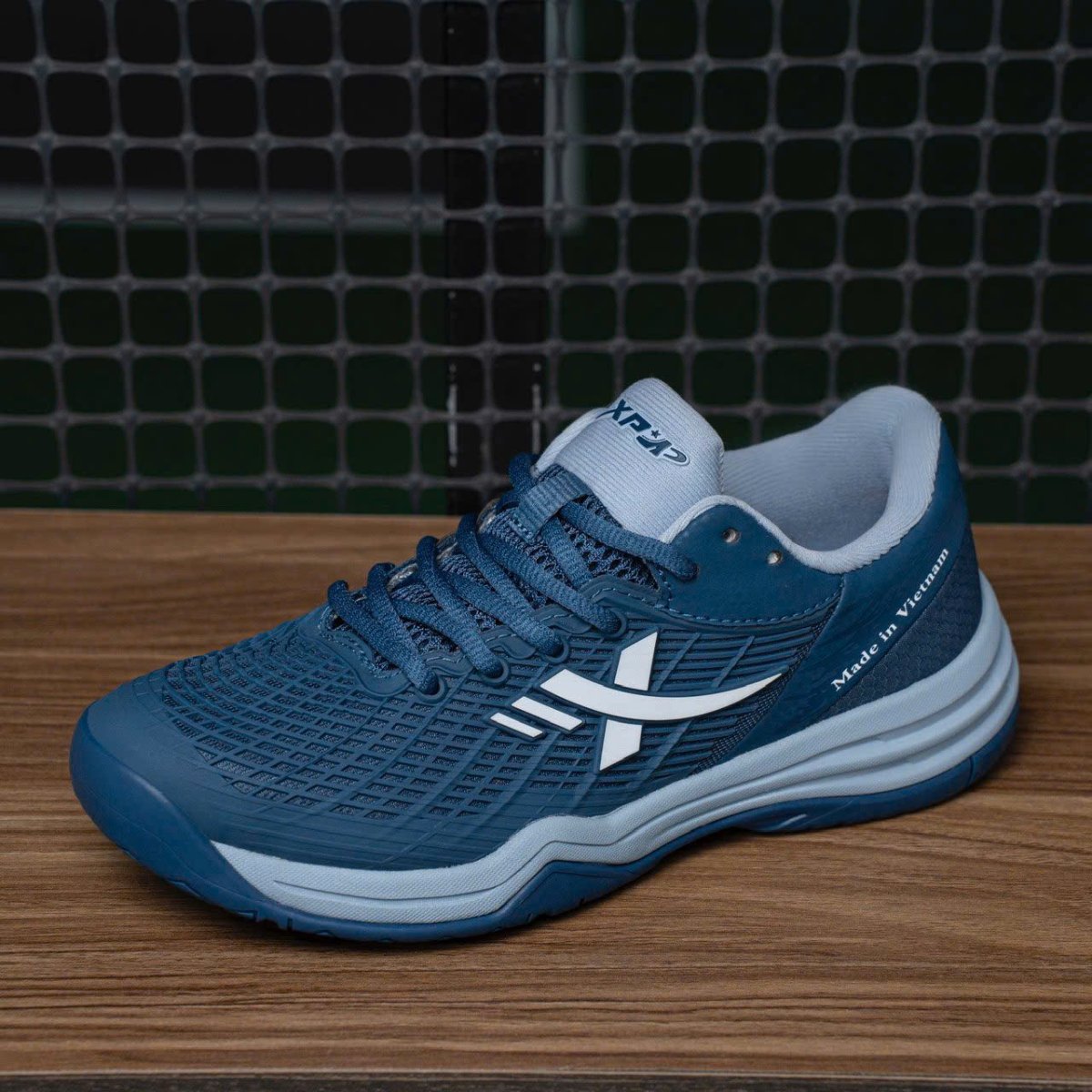 Giày Pickleball Xampo Max -  Chơi Cầu Lông, Bóng Chuyền, Tennis Nam Nữ | Xampovn - Giày chất lượng cao - Xanh Than