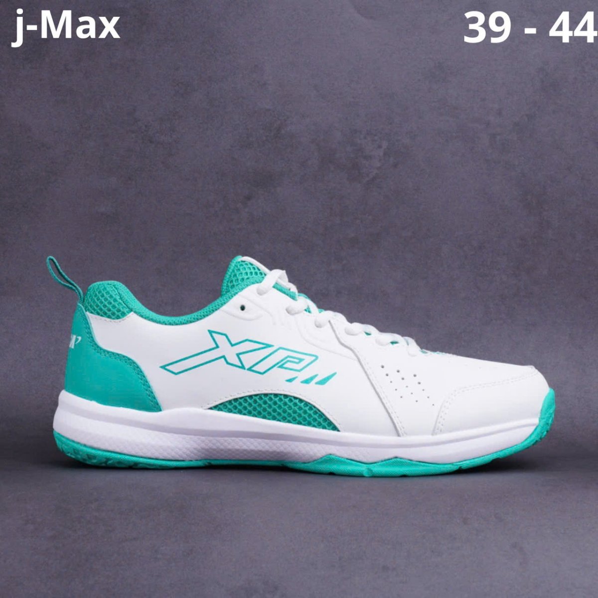  Giày Thể Thao XP J-MAX - Giày Pickleball, Cầu Lông, Bóng Chuyền, Tennis Nam Nữ | Xampovn - Giày chất lượng cao - Trắng Xanh Lá