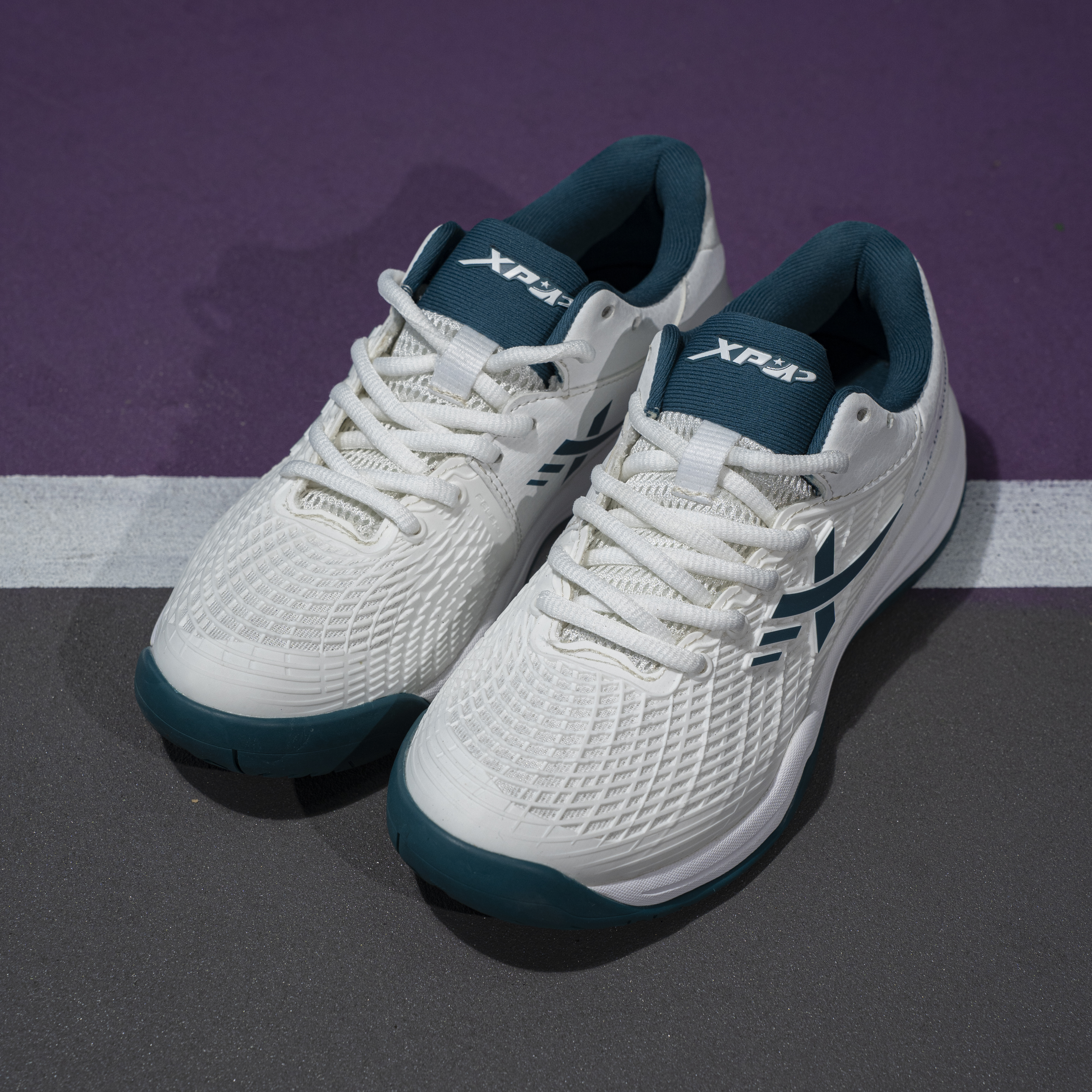 Giày Pickleball Xampo Max -  Chơi Cầu Lông, Bóng Chuyền, Tennis Nam Nữ | Xampovn - Giày chất lượng cao - Trắng