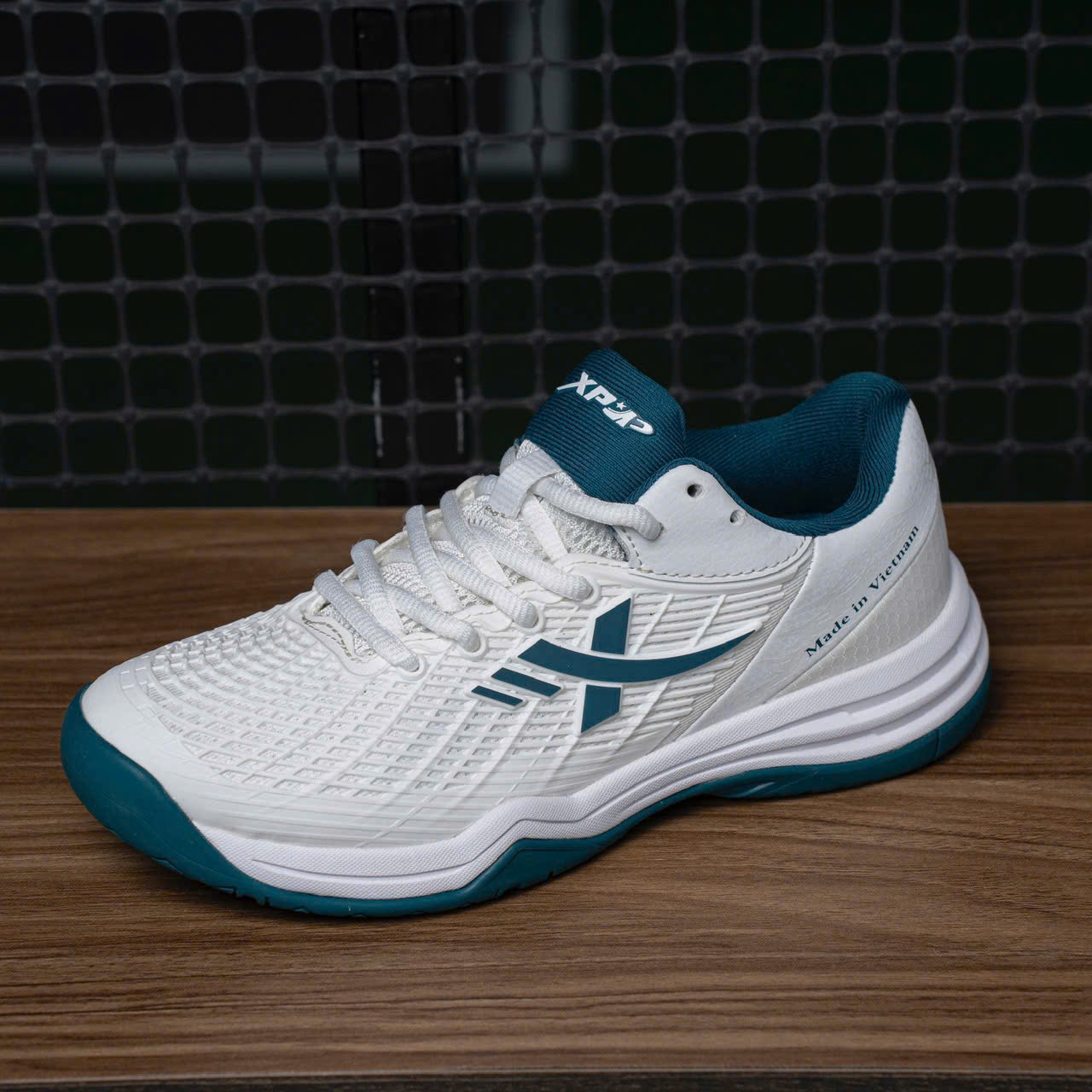 Giày Pickleball Xampo Max -  Chơi Cầu Lông, Bóng Chuyền, Tennis Nam Nữ | Xampovn - Giày chất lượng cao - Xanh Ngọc